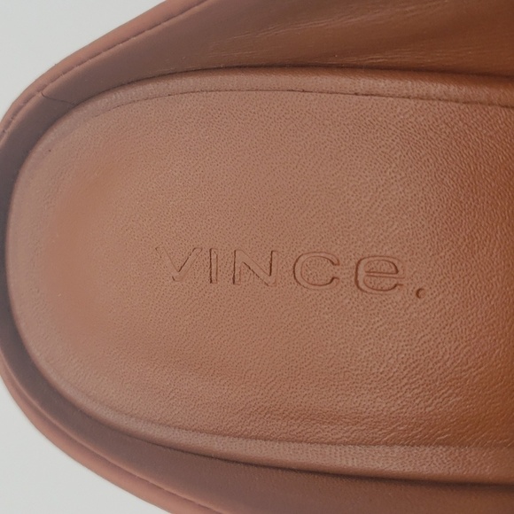 1090- Vince Benita Women's Mules Genuine Leather Size 7.5 NWT - Picture 10 of 10